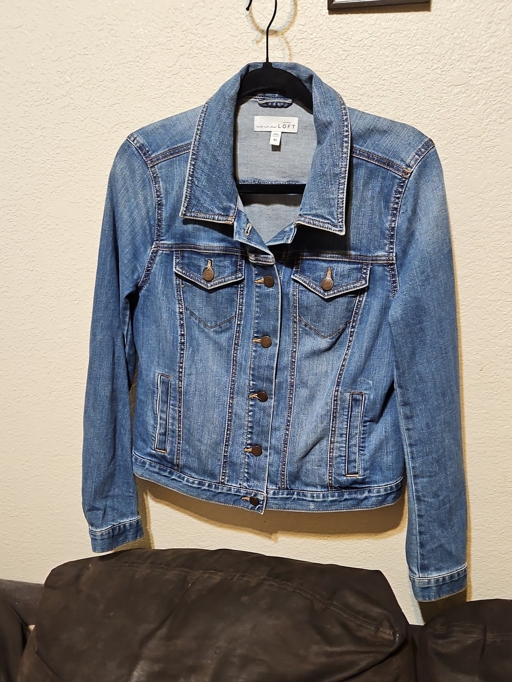 LOFT Women’s Classic Blue Denim Jacket